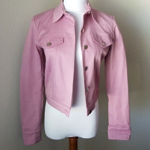 Mauve/Lavender Button-Up Jacket